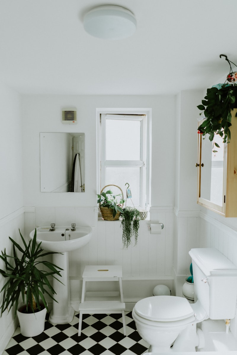Bathroom finishes after home improvement